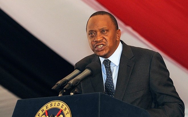 File: Kenyan President Uhuru Kenyatta
