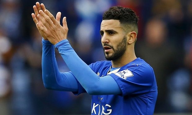 The Leicester and Algeria winger Riyad Mahrez has been named the African player of the year for 2016. Photograph: Darren Staples/Reuters