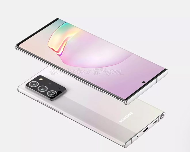 Samsung is rumored to be working on an under-the-screen front-facing camera. Some think the Galaxy Note 20 could be the first phone to use it. Then again, maybe not. OnLeaks via Pigtou