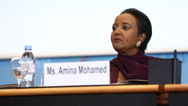 Kenya’s candidate for top post at WTO Amina Mohamed. She has said she will push for reforms in the global trade refereeing body, even as she pledged to remain guided by the member states. PHOTO | COURTESY | WTO