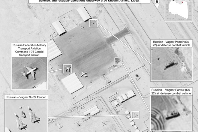 The latest imagery details the extent of equipment being supplied to Wagner. Russian military cargo aircraft, including IL-76s, continue to supply Wagner fighters. Russian air defense equipment, including SA-22s, are present in Libya and operated by Russia, the Wagner Group, or their proxies. U.S. Africa Command photo.
