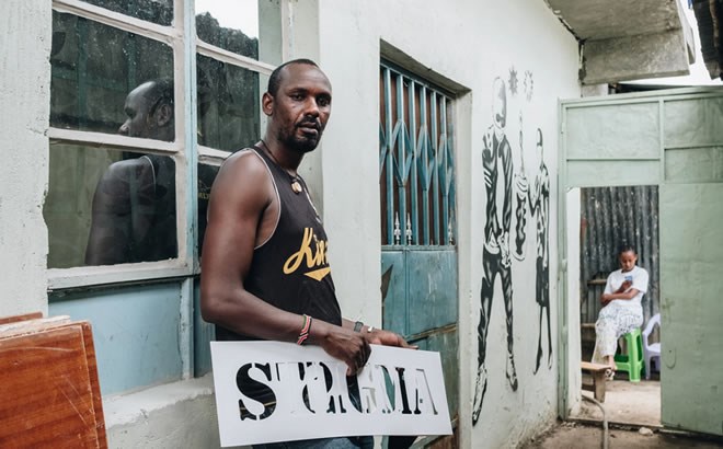 Shabu Mwangi, an artist in Nairobi, said he voluntarily went into quarantine and was put in the same room with nine people, one who tested positive for the coronavirus. He tested negative.Credit...Khadija Farah for The New York Times