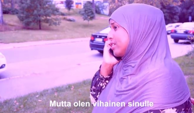 Screen grab from Somali-Finnish social media ‘soap opera’ / Credit: Caawinaad