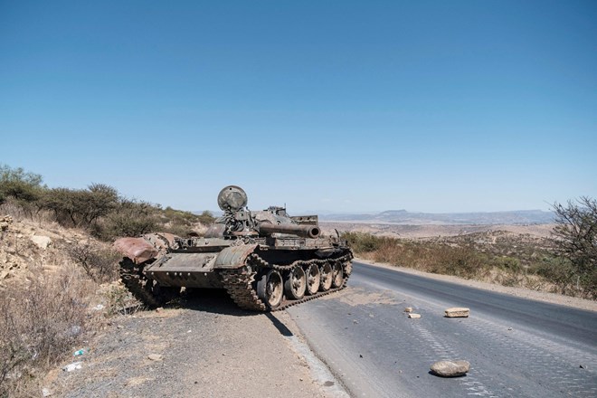 A damaged tank on the outskirts of Mekelle, Tigray’s capital city. Months into the war, stories of rape and sexual assault have become a central element in the conflict.Credit...Eduardo Soteras/Agence France-Presse — Getty Images