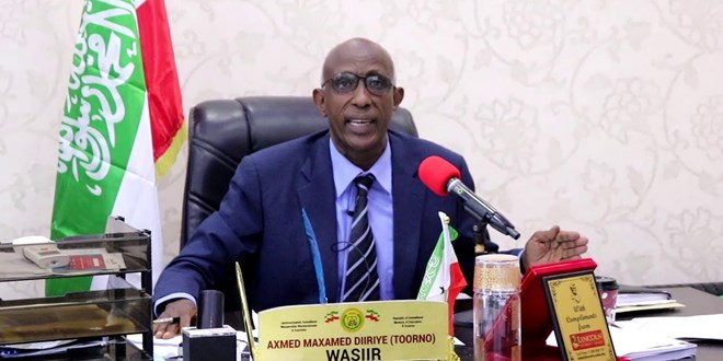 Wararka Maanta Isniin Sept Wasiir Toorno Somaliland Waxay