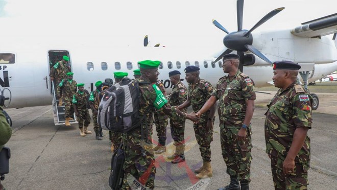 KDF Soldiers Deployed in Somalia Return to Kenya [Photos]