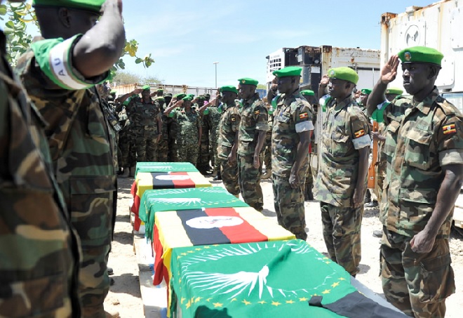 The Bodies Of Ugandan Soldiers Slain In Somalia Flown Back Home