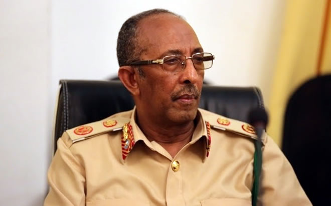 Somali army chief vows ousting militants from country in 2016