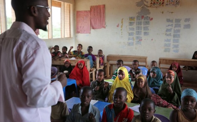 An entire generation has grown up in Dadaab, the eldest are now 24 years old. Teacher Khalif Abdul Hussein, 29, has spent most of his life here and been a camp educator since he was 19.