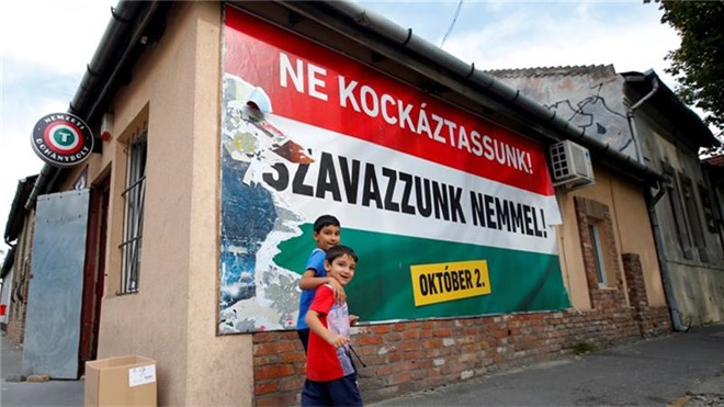 Right-wing government opposes EU resettlement plan, but rights groups accuse PM Orban of stoking fears and xenophobia.
