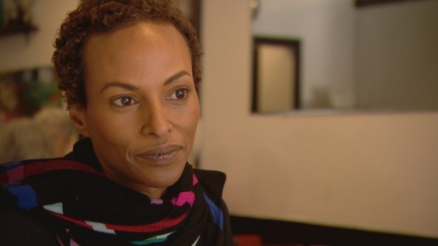 Yasmin Warsame, one of Canada's most familiar faces in fashion has called the Esplanade area home for the last decade. (Paul Borkwood/CBC)