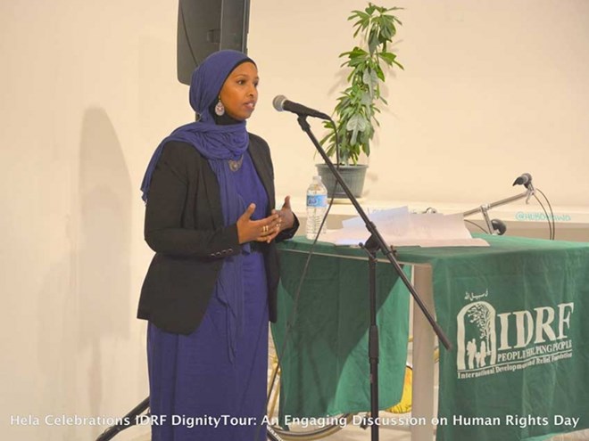 Farhia Ahmed, co-chair of the Justice for Abdirahman Coalition, spoke on December 10th, Human Rights Day, at the IDRF Dignity Tour in Ottawa. Muslim Link has gained permission to publish her speech today, in acknowledgement that it has been six months since the death of Abdirahman Abdi on July 24th, 2016.