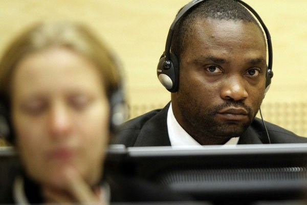 Former Congolese warlord militiaman Germain Katanga at ICC in The Hague. He is liable to pay any compensation. PHOTO | MICHAEL KOOREN | AFP.
