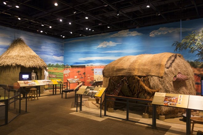 Visitors will have the chance to learn about both agricultural and nomadic life, including how to pack a camel for travel across the desert. Courtesy of Andrea Reed, Minnesota Historical Society