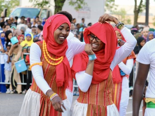 The young men and women of the Somali Museum Dance Troupe study and perform traditional dances from all regions of Somalia. The dancers are high school and college students passionate about sharing their culture. They perform throughout the United States. The 