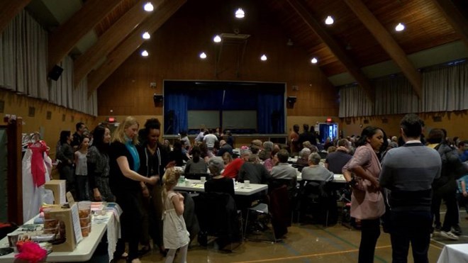 The event was held at the First Metropolitan United Church Hall on 932 Balmoral Road