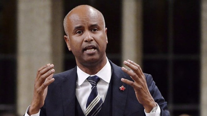 Immigration Minister Ahmed Hussen on Friday announced new measures to protect migrant workers in abusive situations and newcomers suffering domestic violence. (Adrian Wyld/Canadian Press)