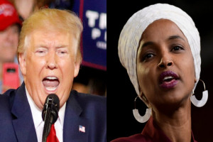 Trump: Ilhan Cumar waxay ka timid dal ku jira xaaladda ugu liidata adduunka